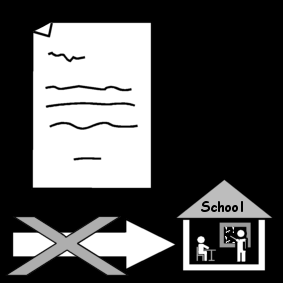 hold letter at home